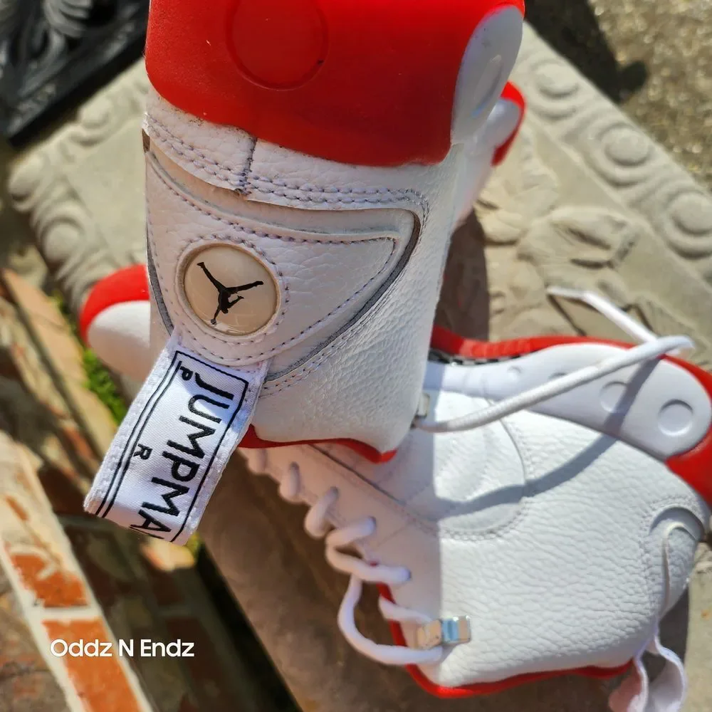 Air Jordan Jumpman Pro White & Red Basketball Shoes Size US 8.5 Athletic Sneaker - Picture 11 of 14